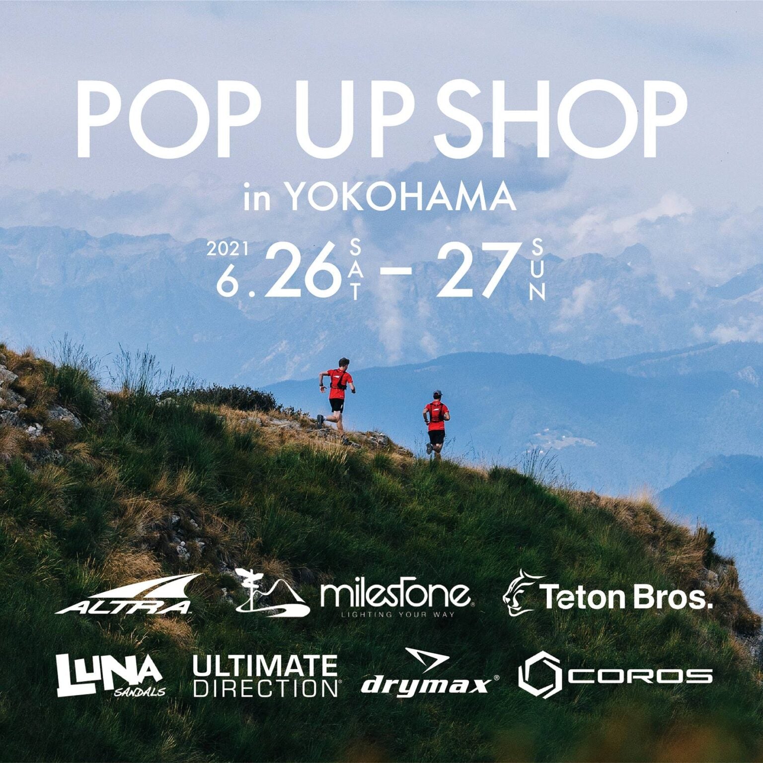 『POP UP SHOP in YOKOHAMA』開催決定!