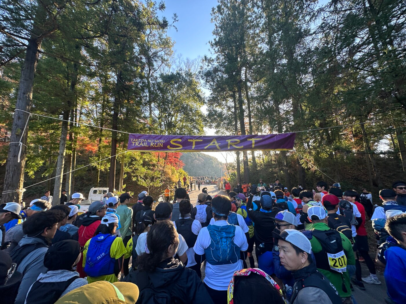 武田の杜トレイルランニングレースに行ってきました。