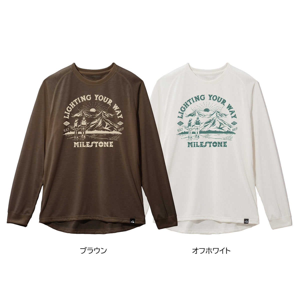 新商品発売のお知らせ(milestone Original Long Sleeve T-Shirt Canvas)