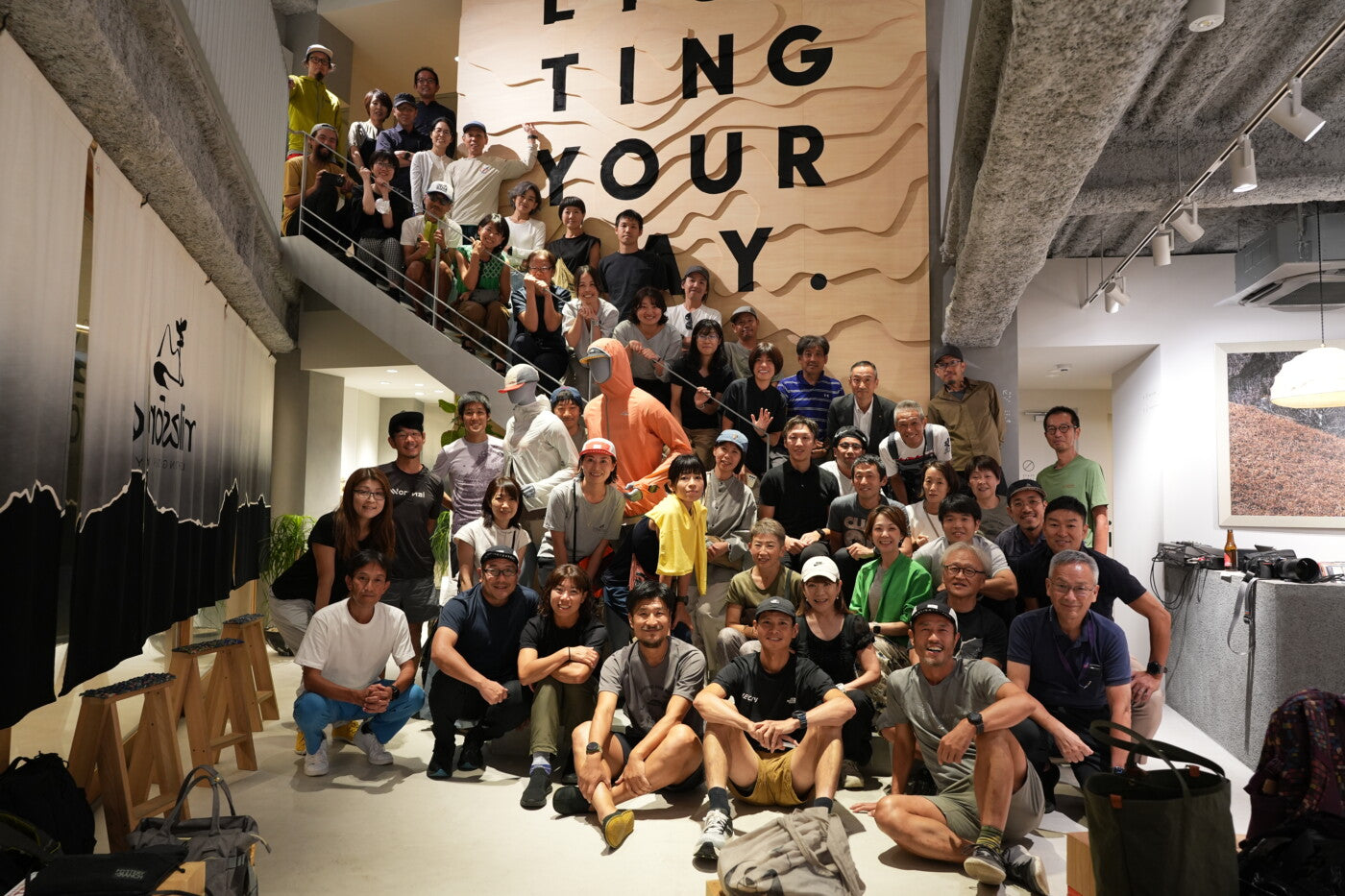 土井陵選手『日本アルプス縦走：報告会』大盛況でした。