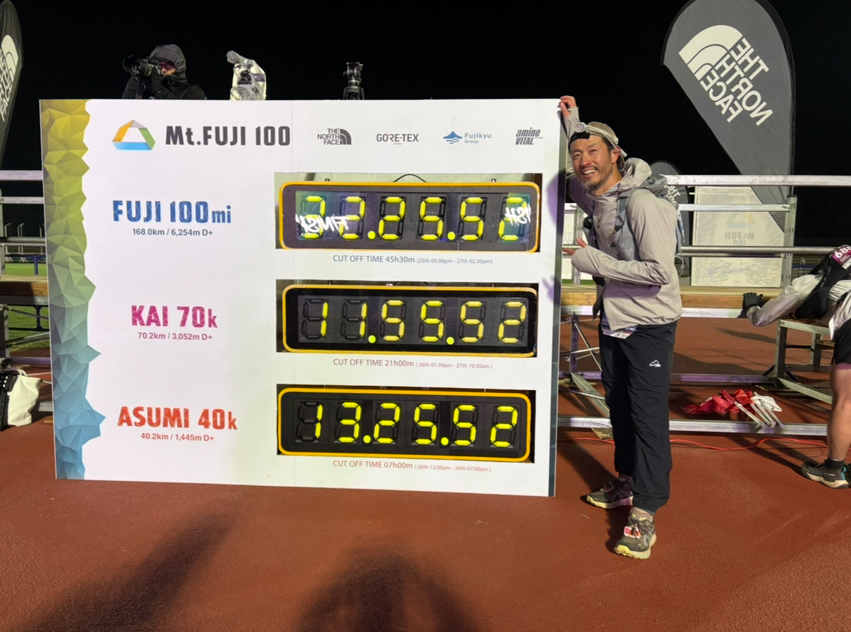 『Mt.FUJI 100』完走出来ました！