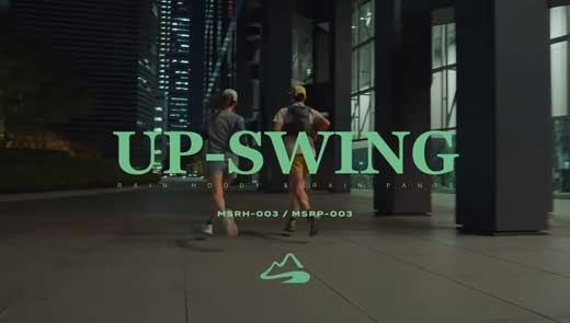 milestone レインウェア 〜PV〜 "UP-SWING RAIN HOODY / PANTS"