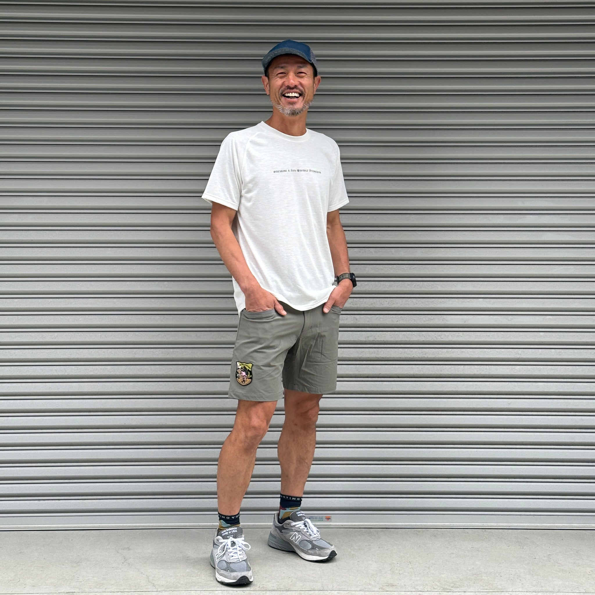 174cm 71kg アシカMサイズ着用