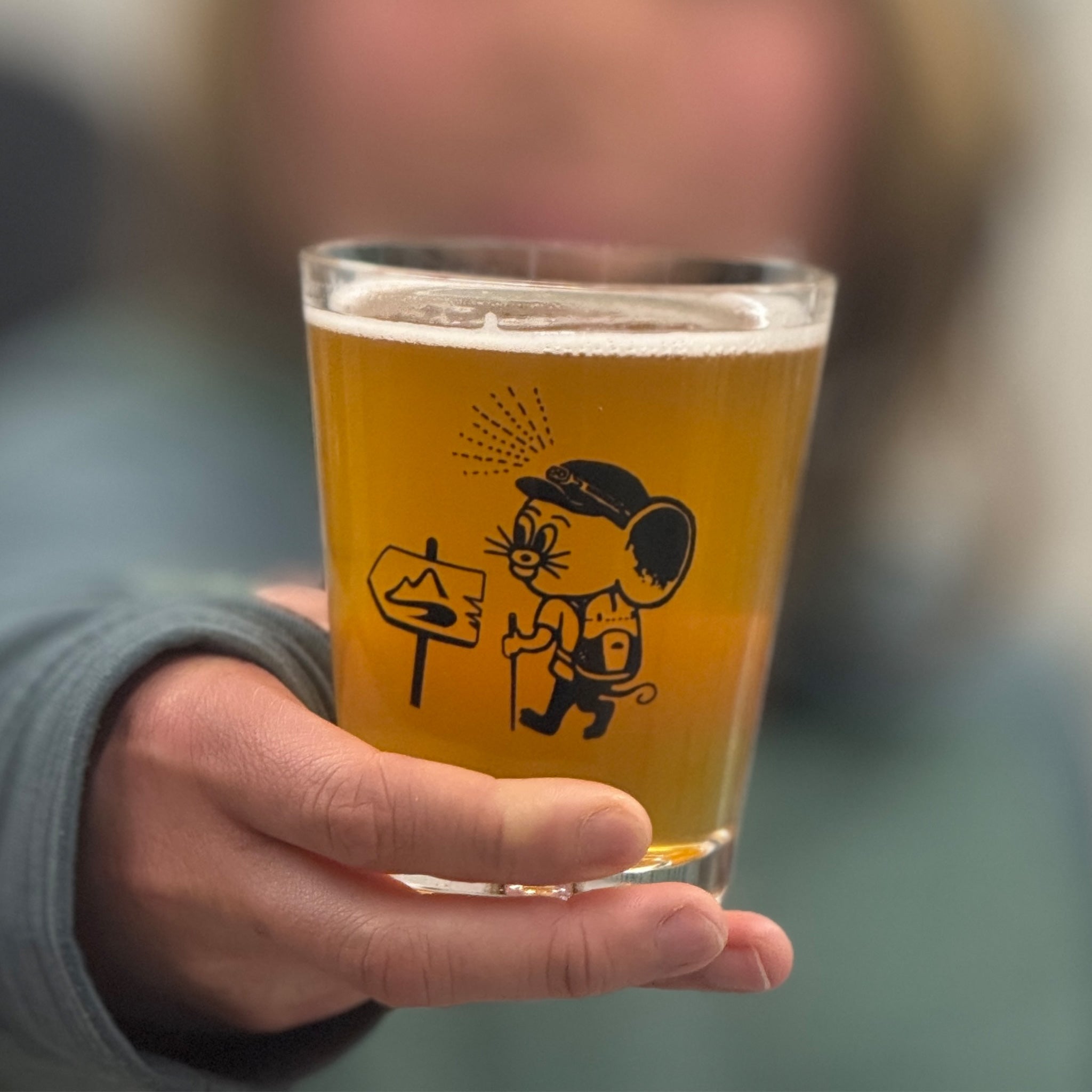 milestone & Jerry Marquez production】milestone Original Beer glass 