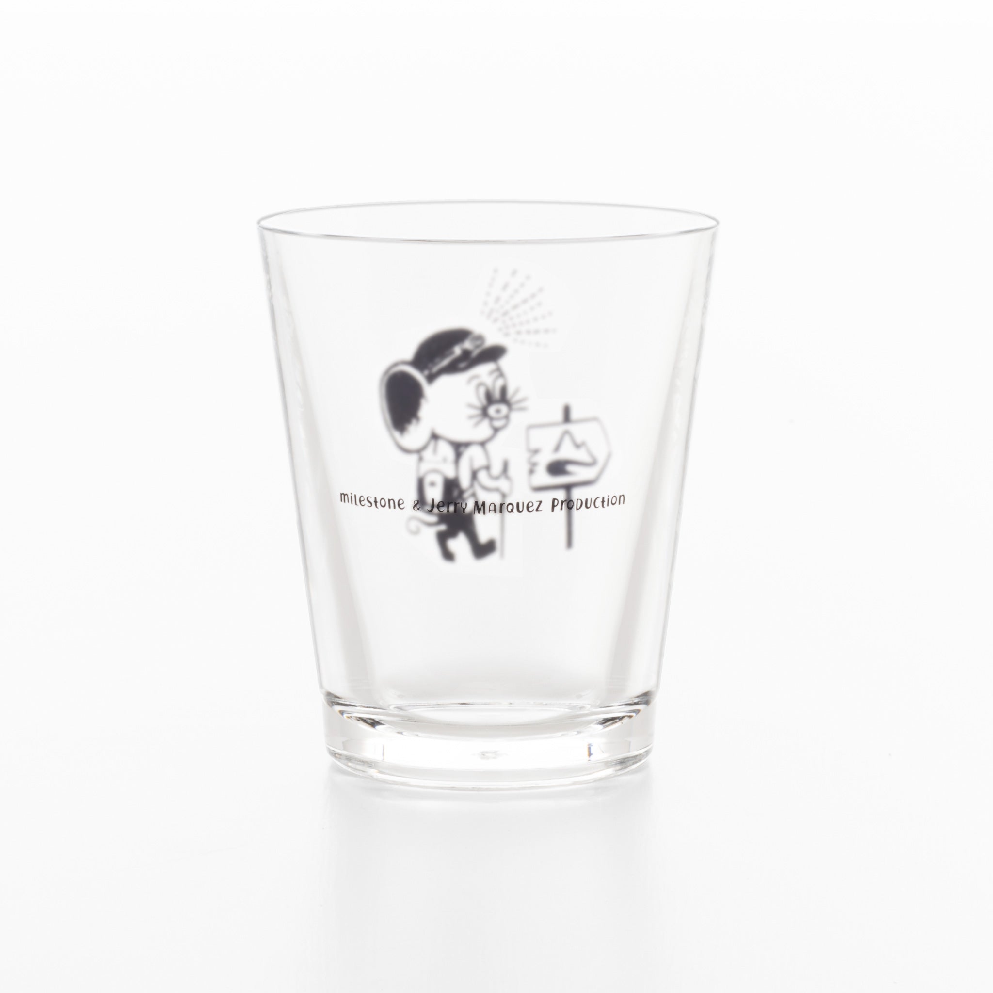 3/25 (水) 8:00発売【milestone & Jerry Marquez production】milestone Original Beer glass "Let's Keep Pushing Our Limits!"