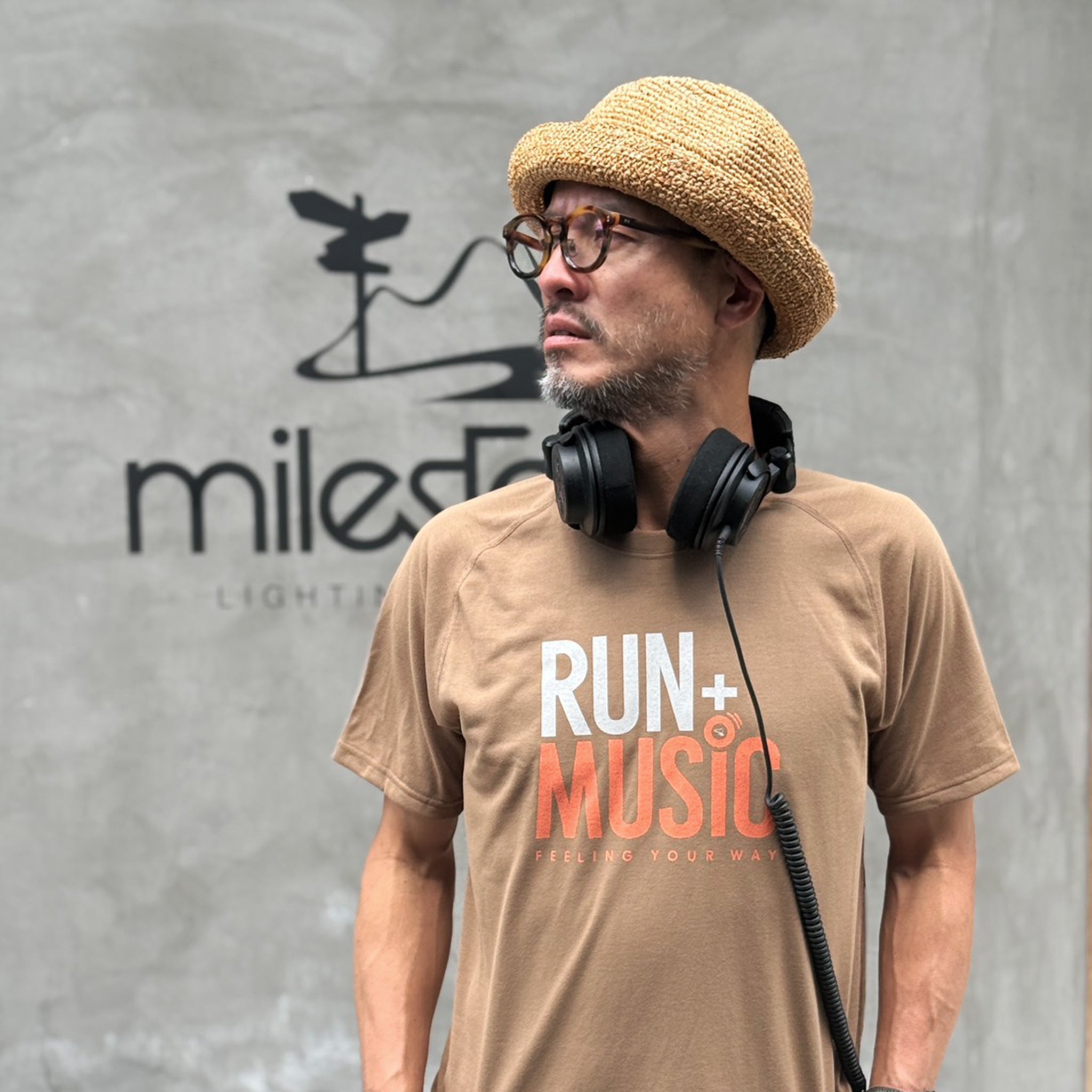 milestone Original T-Shirt Canvas "RUN+MUSIC vol.3"