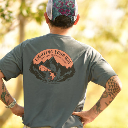 【milestone & Jerry Marquez production】milestone Original T-Shirt Canvas "Let's Keep Pushing Our Limits!"