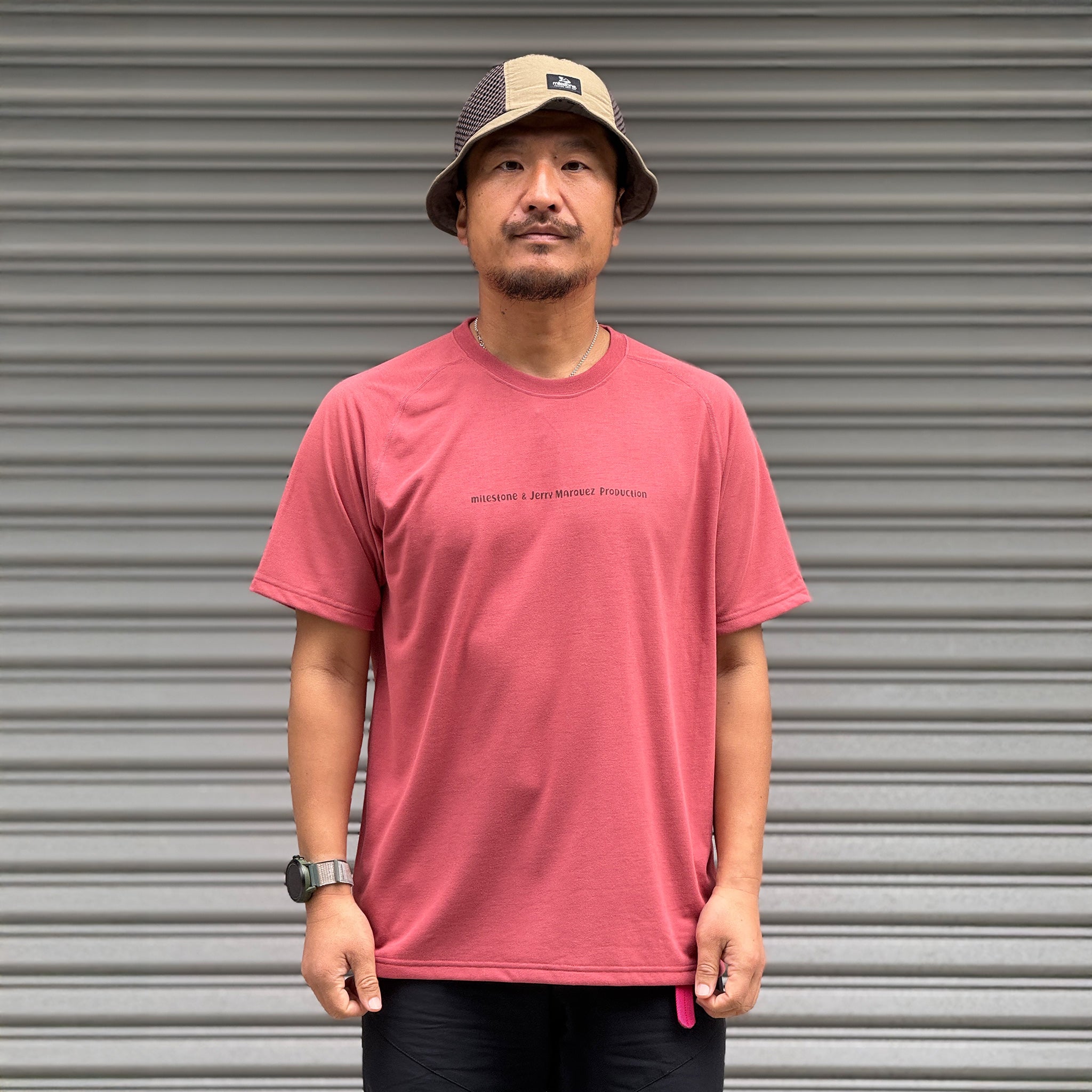 3/25 (水) 8:00発売【milestone & Jerry Marquez production】milestone Original T-Shirt Canvas "Let's Keep Pushing Our Limits!"