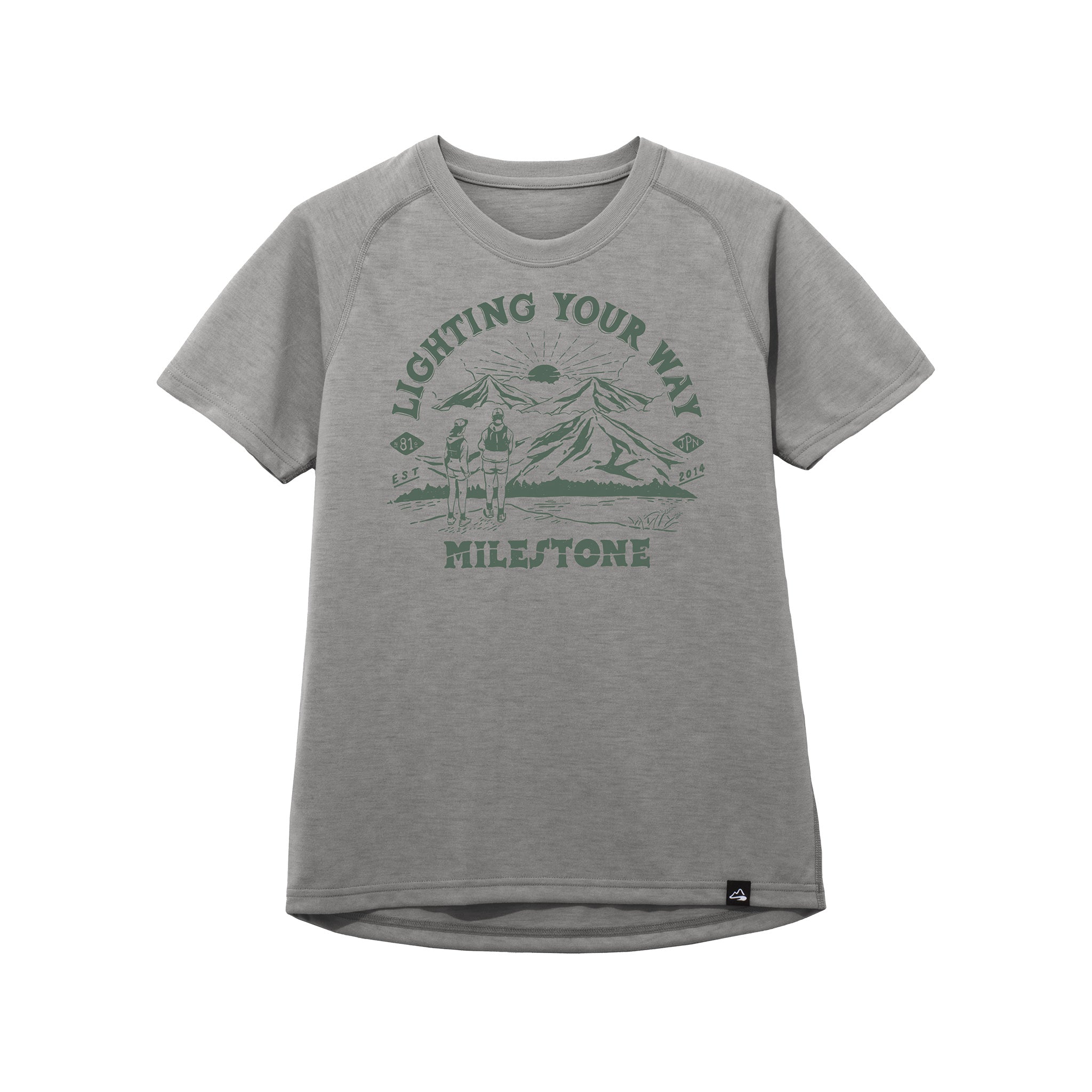 milestone グレー Tシャツ XSサイズ　mao 2026.04 新色】milestone/マイルストーン Doo Bop T-shirts ドゥー